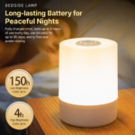 Rechargeable Touch Bedside Lamp-Code:106
